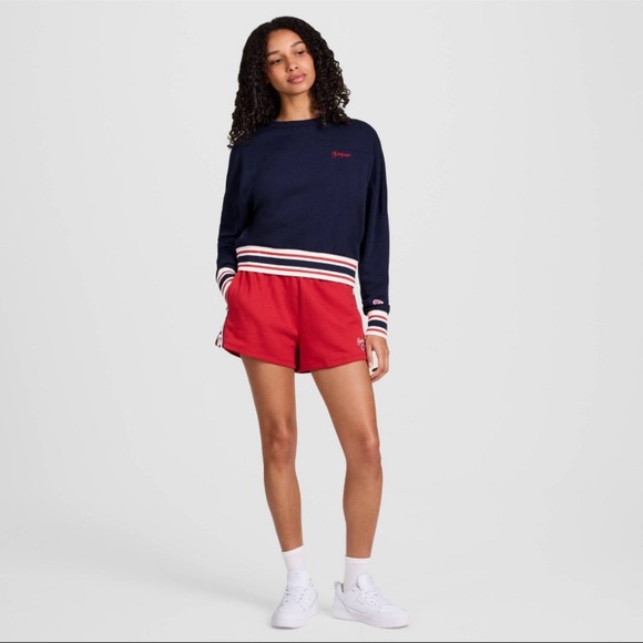 Champion Women's French Terry Sweatshirt - Navy XS, L & XXL - Picture 3 of 13